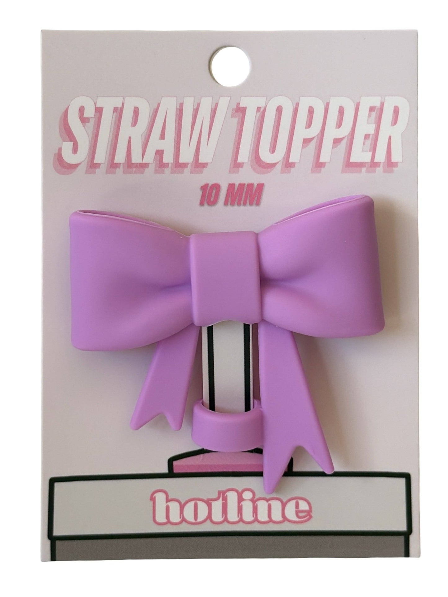Bow Straw Topper | 17 colors