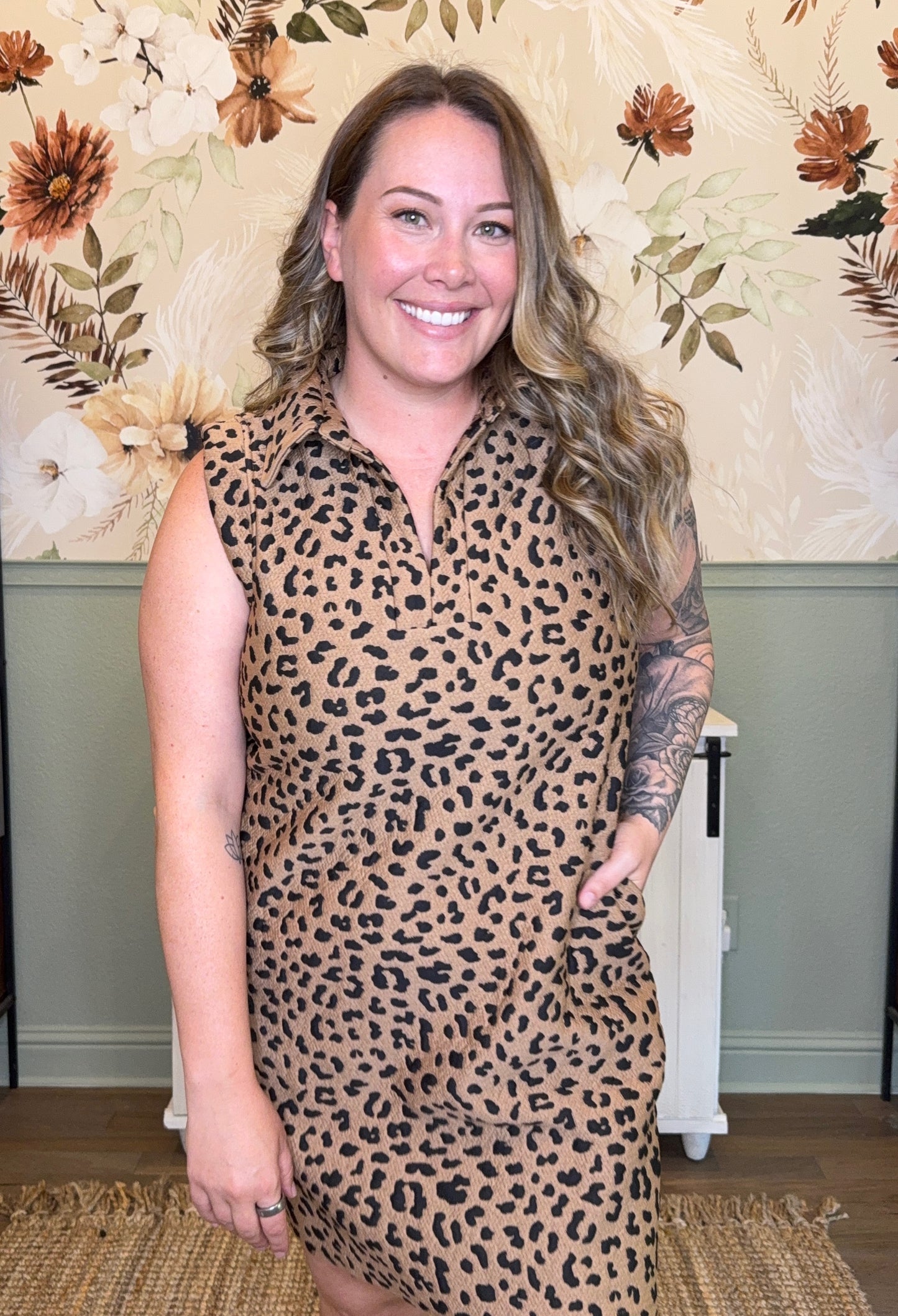 Totally Speechless Leopard Print Dress