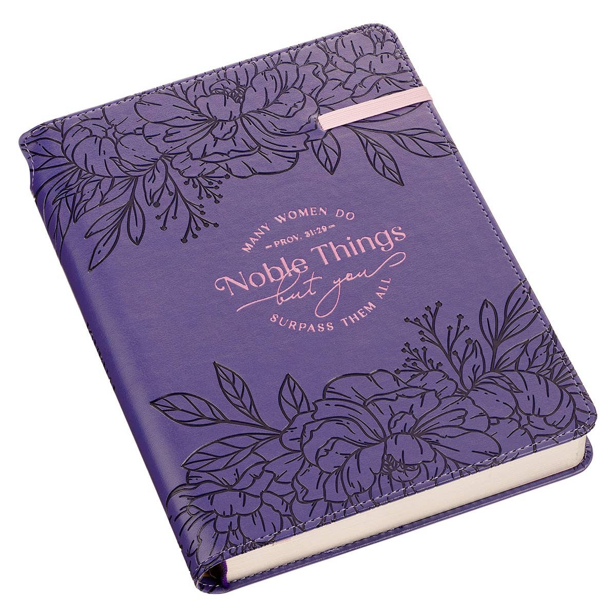 Journal Classic w/Elastic & Pen Hold Noble Things Prov 31:29