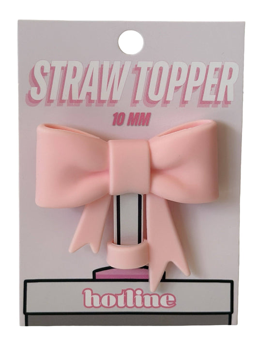 Bow Straw Topper | 17 colors