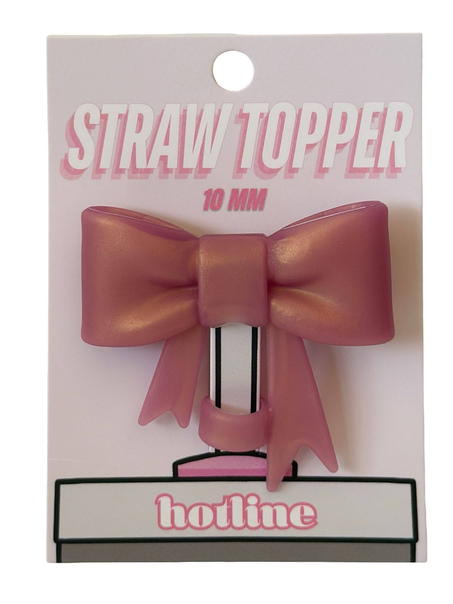 Bow Straw Topper | 17 colors