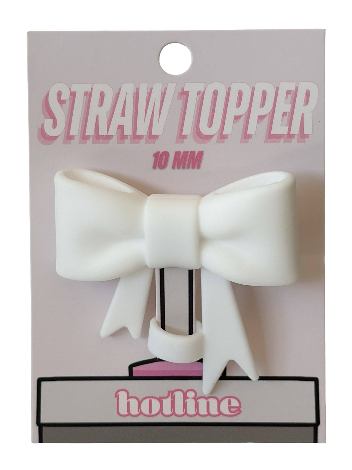 Bow Straw Topper | 17 colors