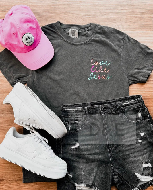 Love Like Jesus | Embroidery Tee