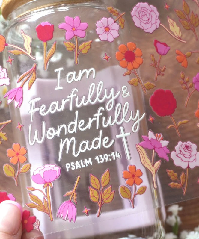 Fearfully & Wonderfully Made | Glass Cup