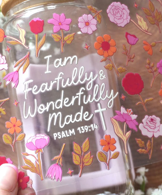 Fearfully & Wonderfully Made | Glass Cup