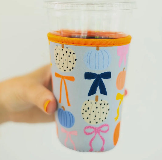 Pumpkins & Bows | Drink Sleeve
