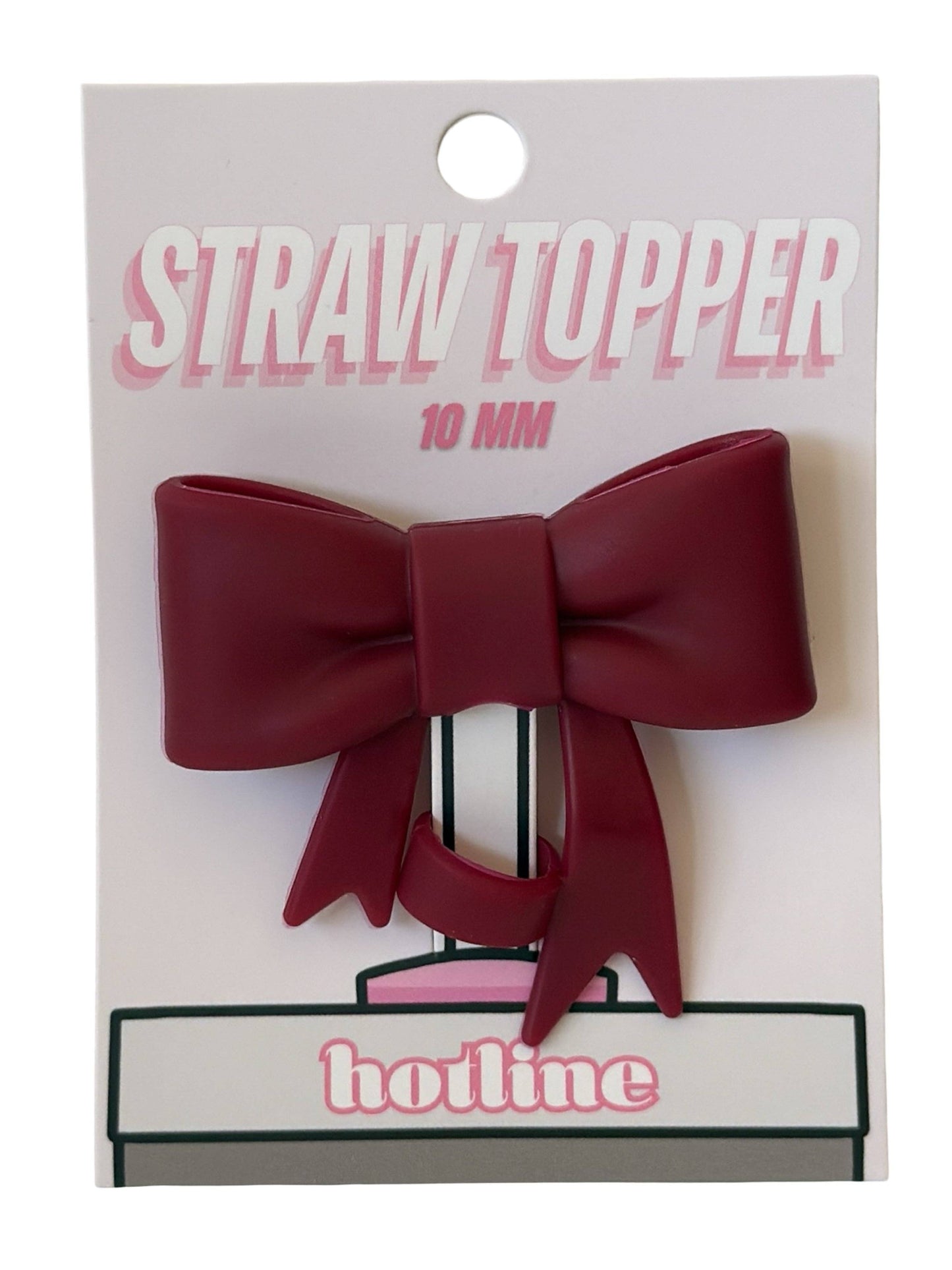 Bow Straw Topper | 17 colors